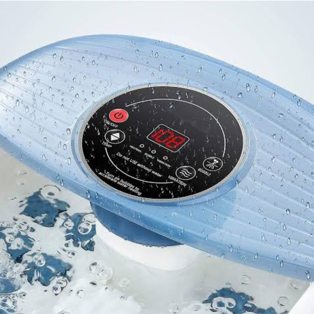 Soothing Heated Foot Spa with Bubble Therapy and Massage