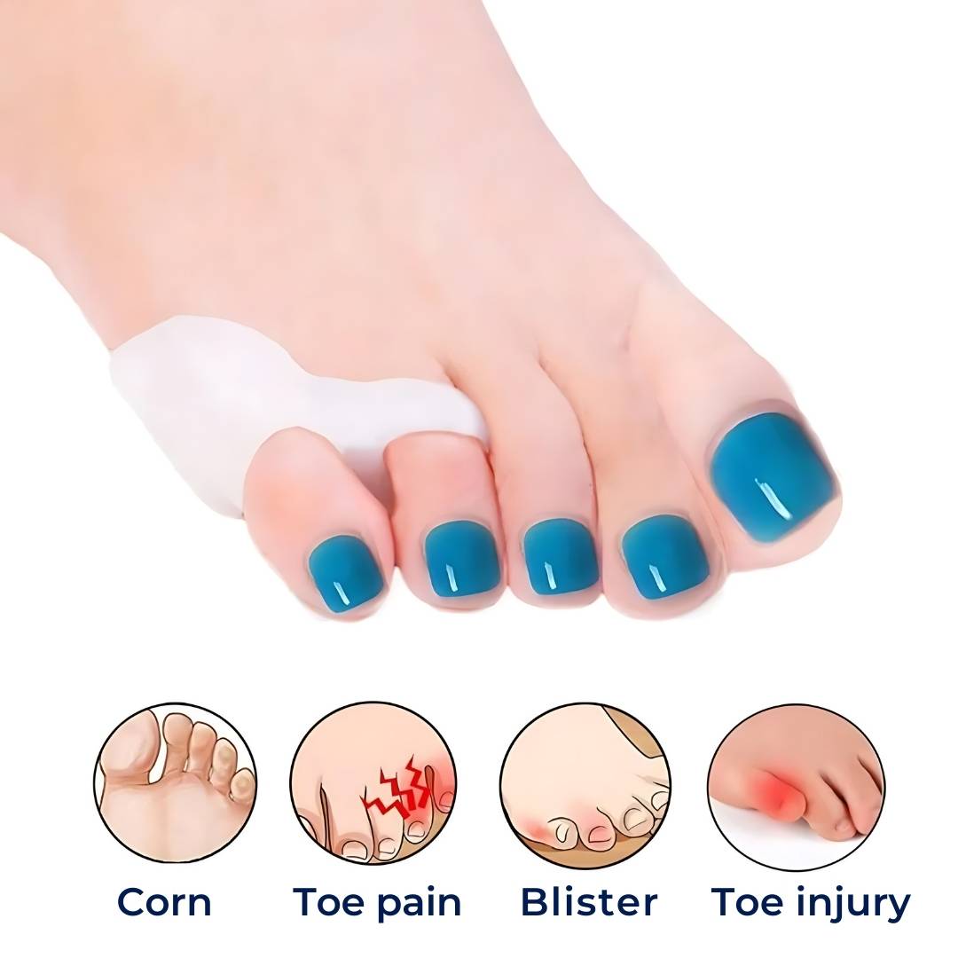 FlexiSpace Silicone Toe Separators for Ultimate Comfort