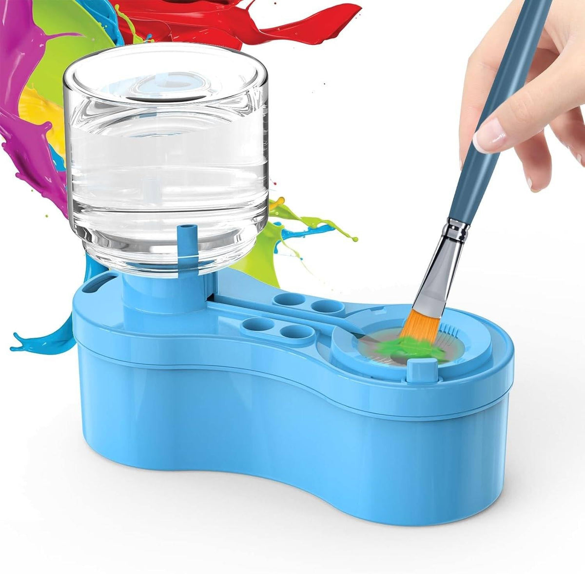 Effortless Brush Cleaning Station
