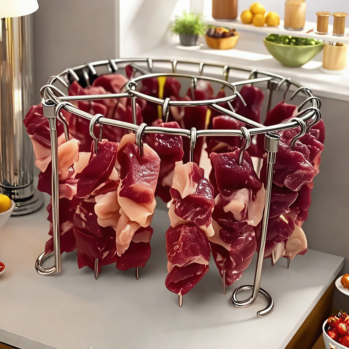 SkewerMaster - Premium Vertical Cooking Rack Set