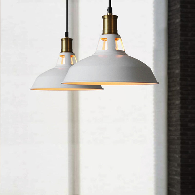 Elegant Steel Pendant Light with Minimalist Shade