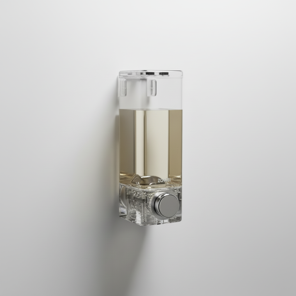 Suction Cup Dispenser for Soap - No Bore Design