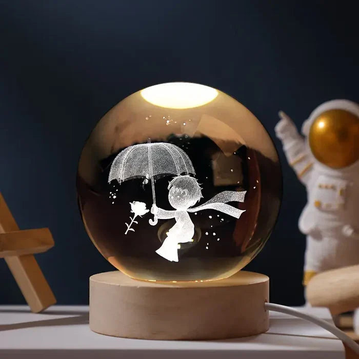 LuminousSphere | Enchanting Celestial Night Light for Home