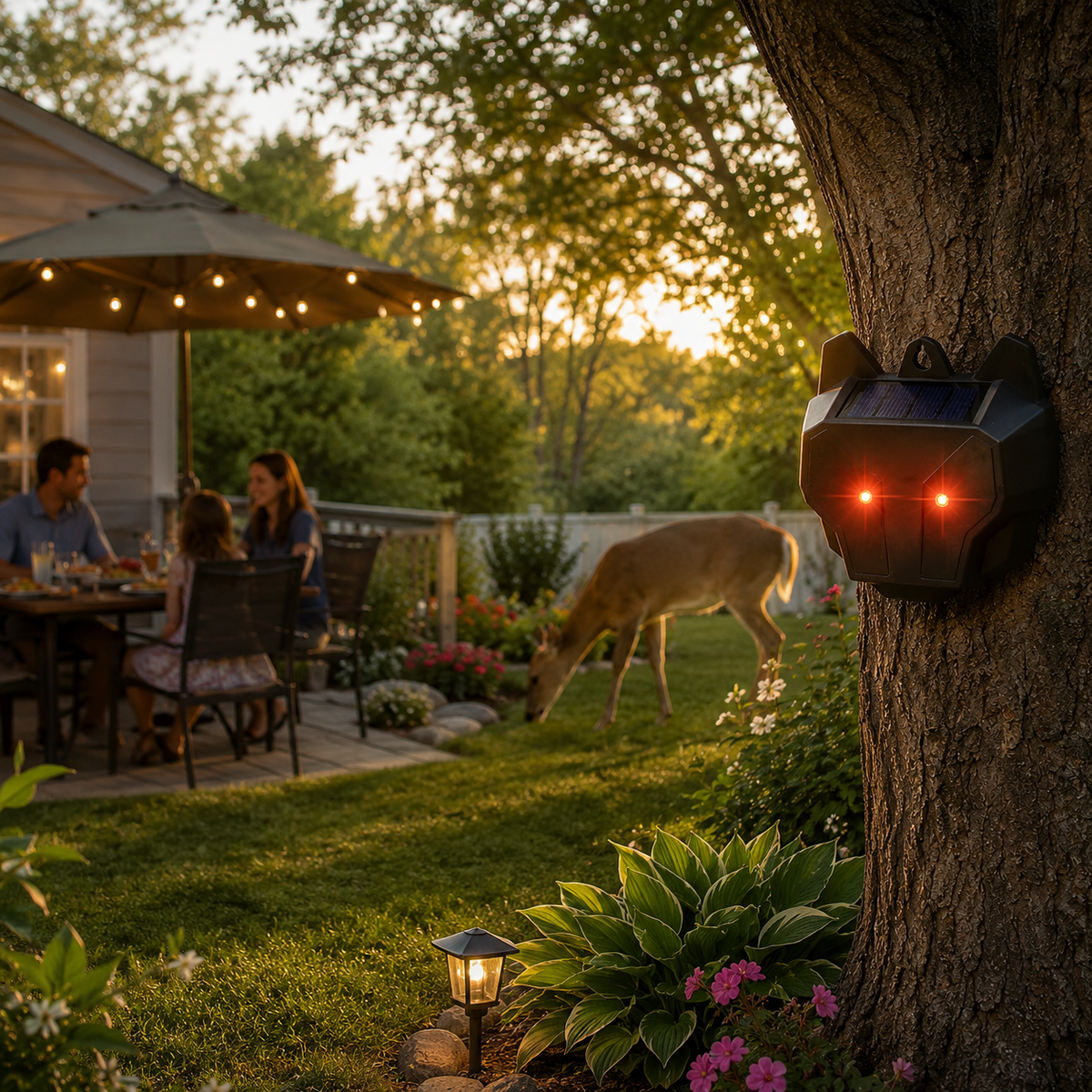 EcoGuard – Solar-Powered Wildlife Repellent System