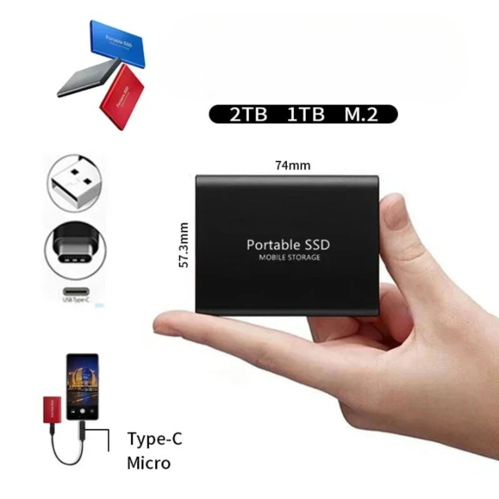 Ultra-Slim 512GB External SSD | Lightning-Fast Data Storage