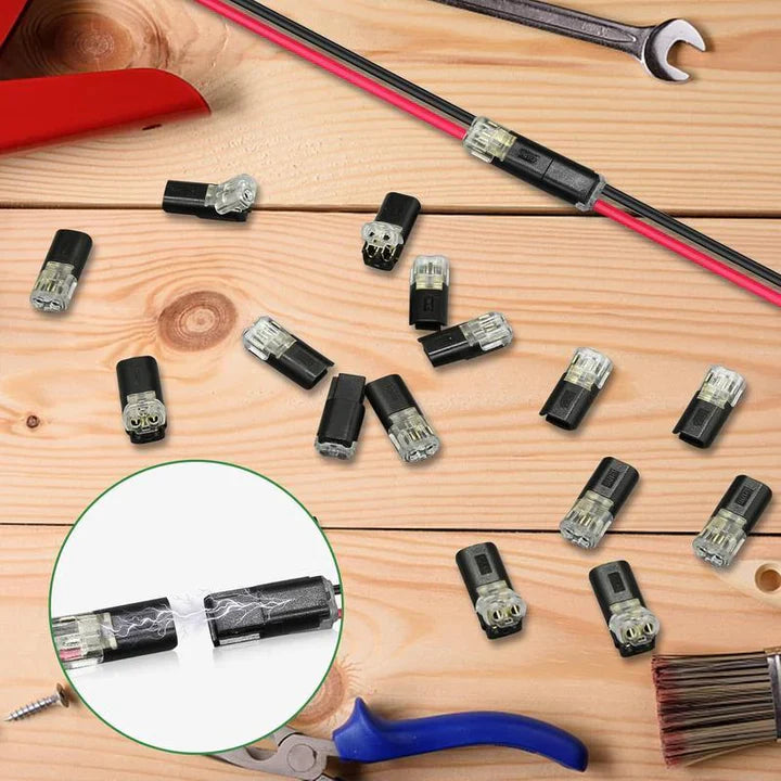 2-Pole Cable Connector No-Strip Insulation-Piercing Pluggable