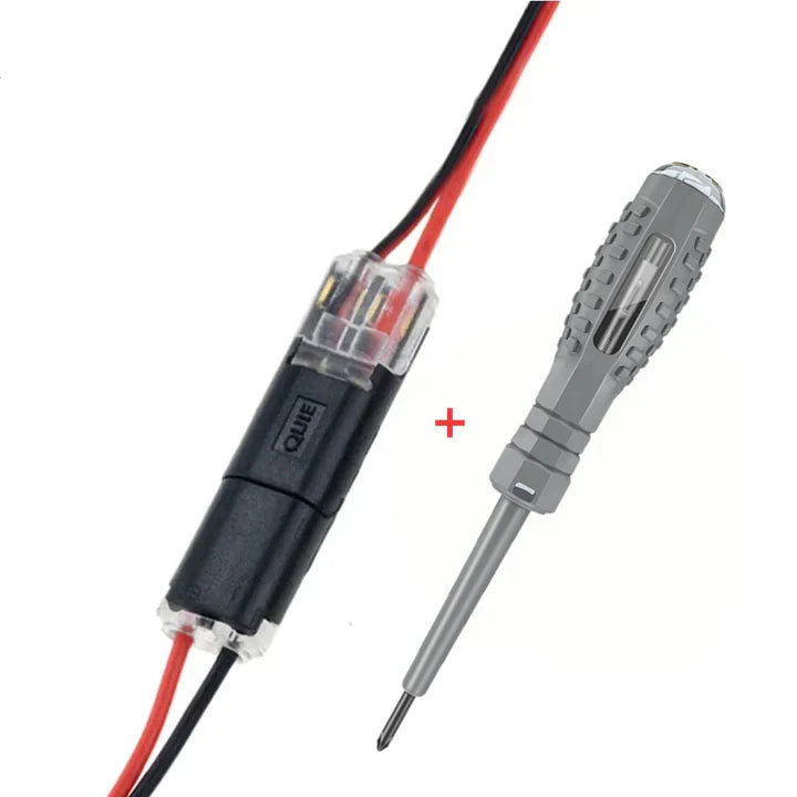 2-Pole Cable Connector No-Strip Insulation-Piercing Pluggable