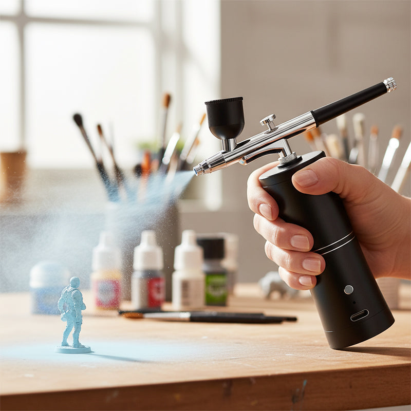 Airbrush Gun Cordless Rechargeable Adjustable Pressure