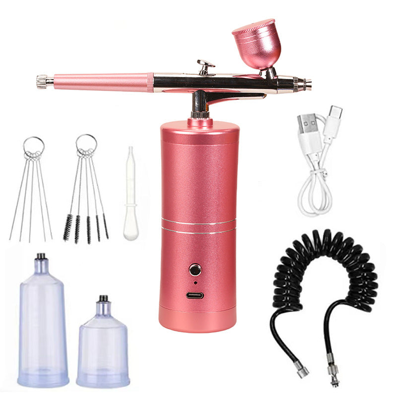 Airbrush Gun Cordless Rechargeable Adjustable Pressure