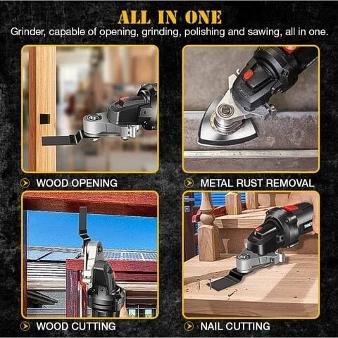Angle Grinder Adapter M10/M14 Tool-Free Attachment Swap