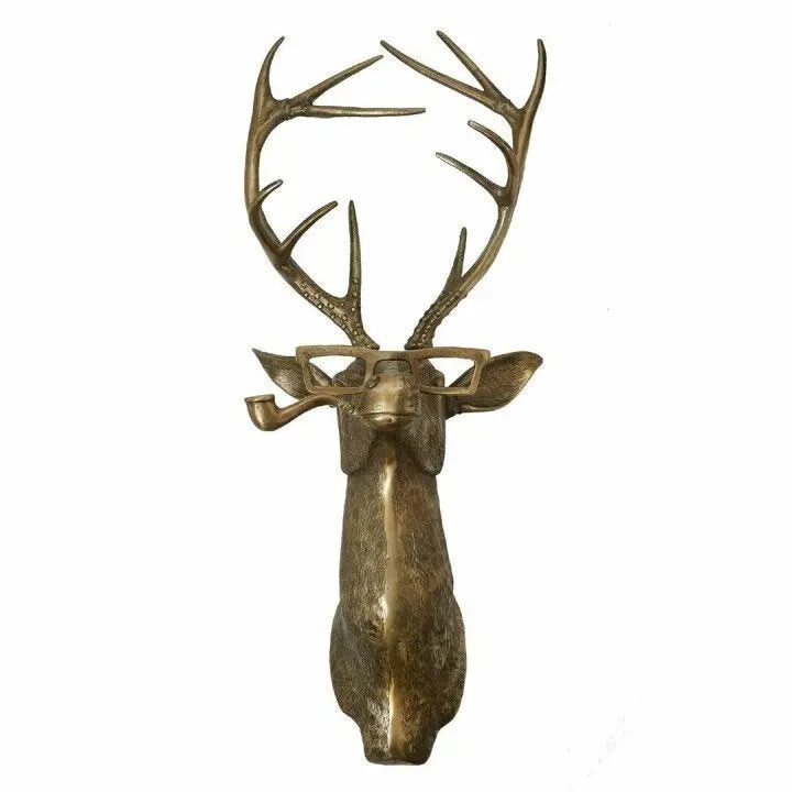 Animal Head Wall Decoration Hand-Painted Resin