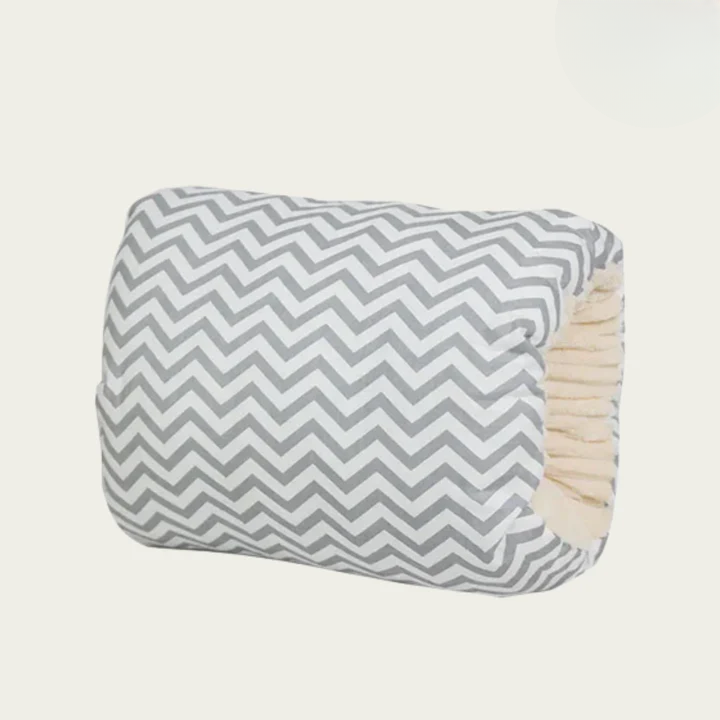 Arm Nursing Pillow Forearm-Slip Hands-Free Sherpa-Lined