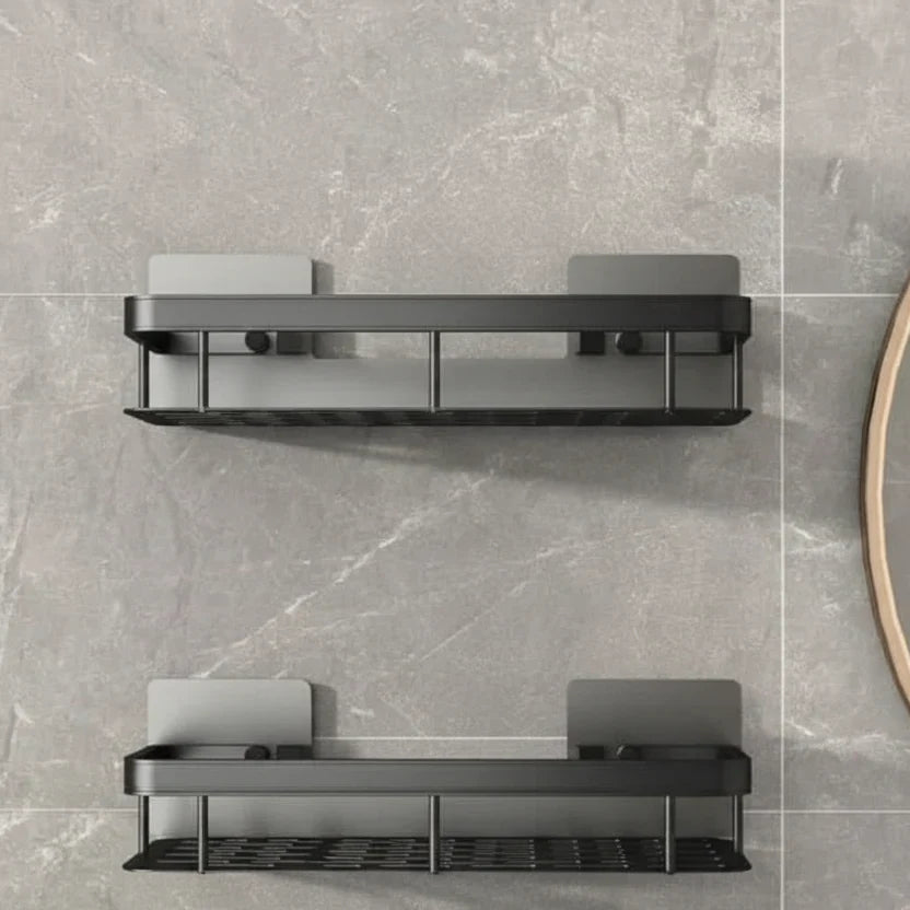 Bathroom Shelf Drill-Free Self-Adhesive Stainless Steel Trim