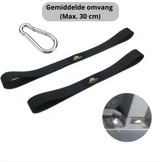 Battle Rope Anchor Strap Tool-Free Weather-Resistant 1,653 lb Load
