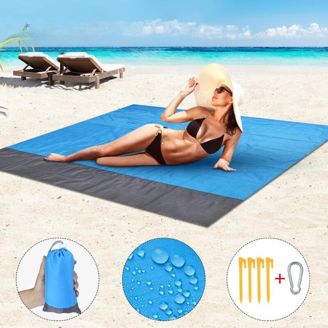 Beach Mat Water-Repellent & Foldable 200 x 140 cm