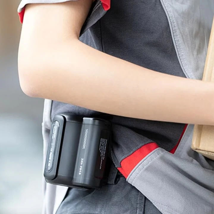 Belt Clip Fan Hands-Free 3-Speed 8-Hour Battery Life