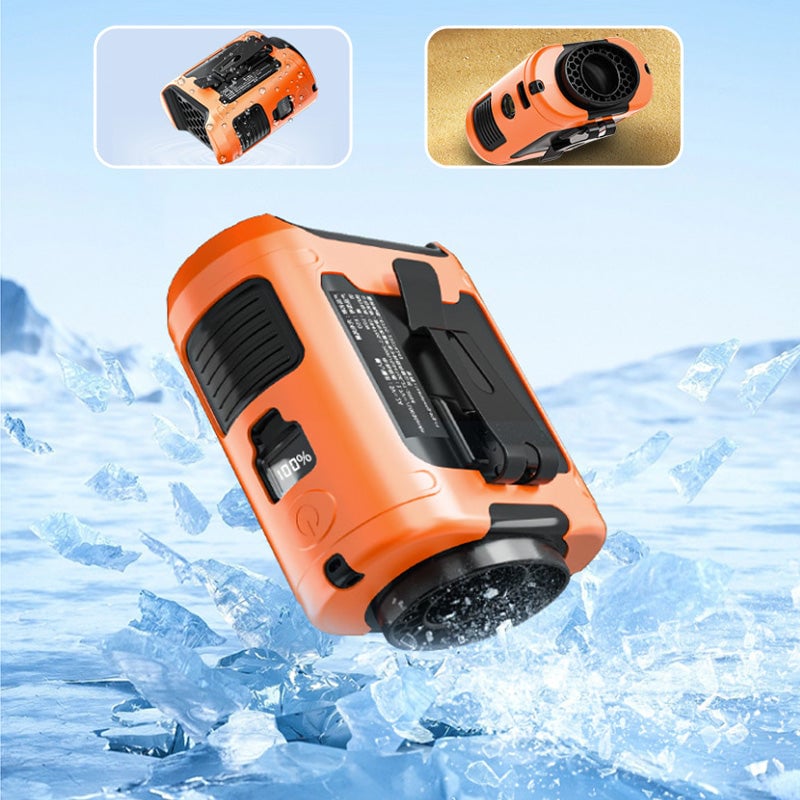 Belt Fan USB Rechargeable Clip-On Multiple Speeds