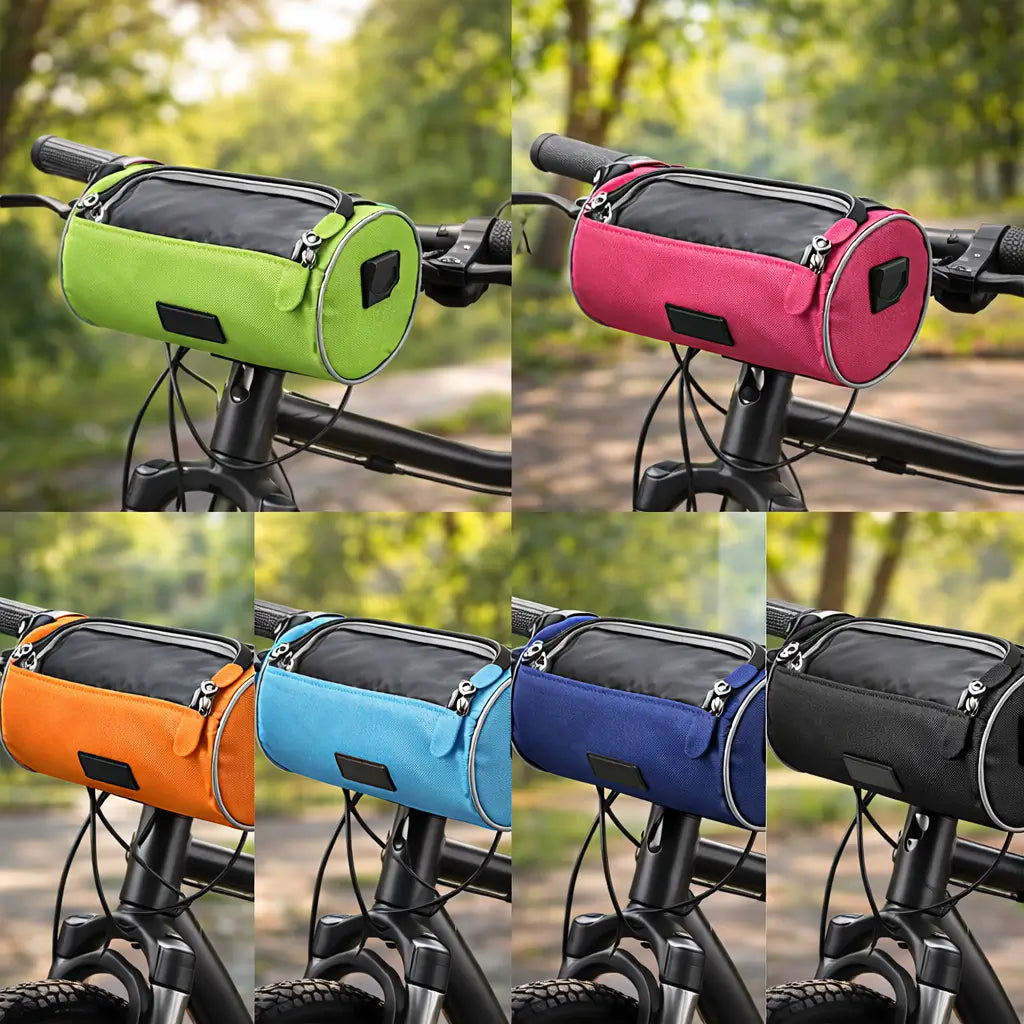 Bicycle Handlebar Bag Touchscreen Phone Window Water-Resistant Nylon