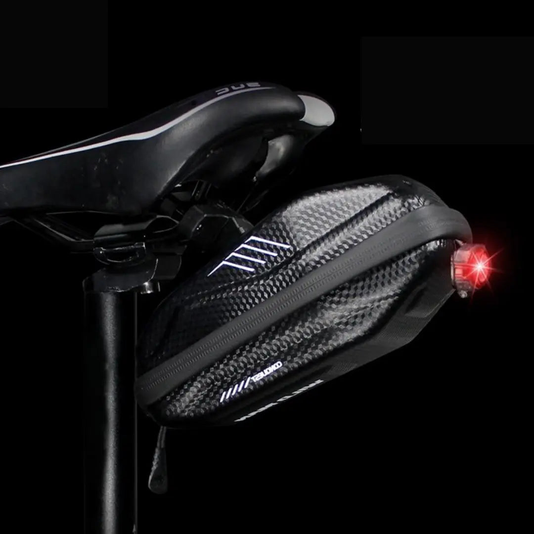 Bicycle Saddle Bag Quick-Release Waterproof Hard Shell
