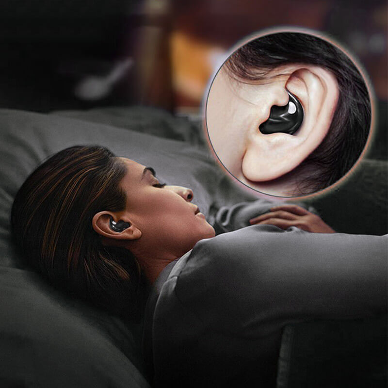 Bluetooth Earbuds Ultra-Thin Side-Sleeper IPX5 24-Hour Battery