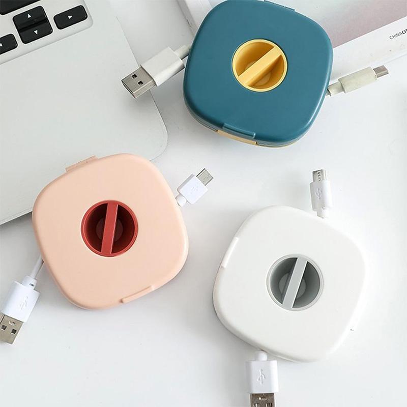 Cable Organizer Kink-Free Winding & Integrated Phone Stand