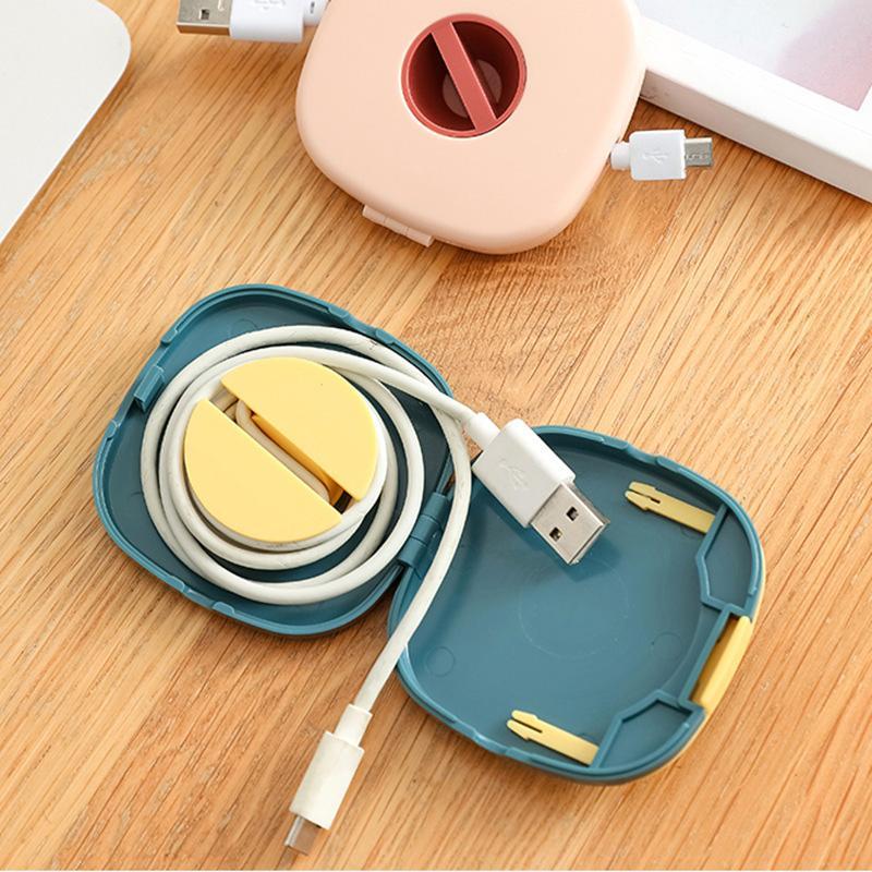 Cable Organizer Kink-Free Winding & Integrated Phone Stand
