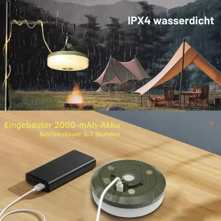 Camping Lantern 4-in-1 USB Rechargeable Power Bank