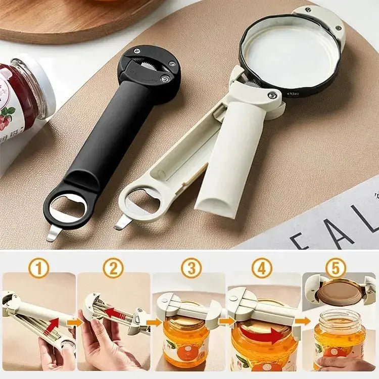 Can & Jar Opener Adjustable Ergonomic Magnetic Mount