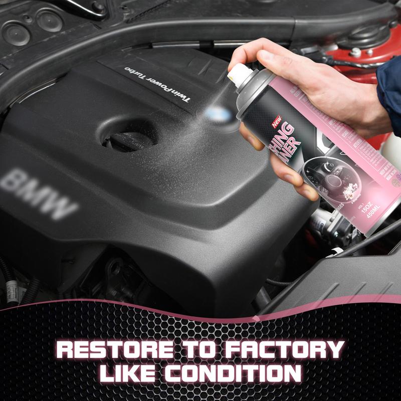 Car Interior Polish Spray Dry Non-Greasy Leather & Plastic