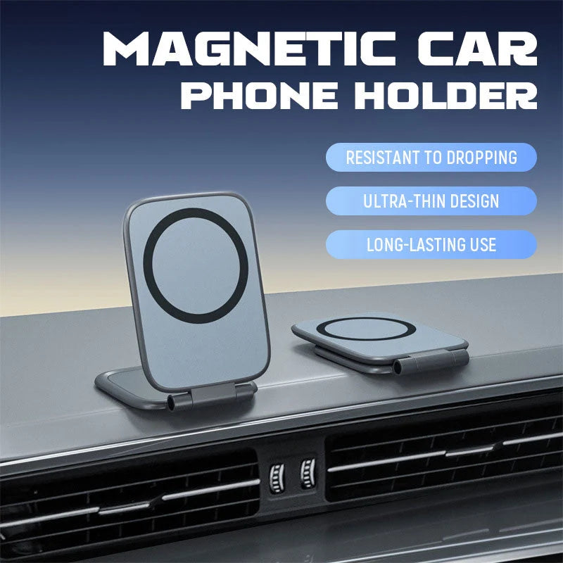 Car Phone Holder Strong Magnetic Rotatable Arm Residue-Free Mounting
