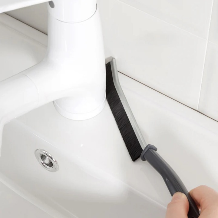 Cleaning Brush Set Narrow Gap Slim Angled Nylon