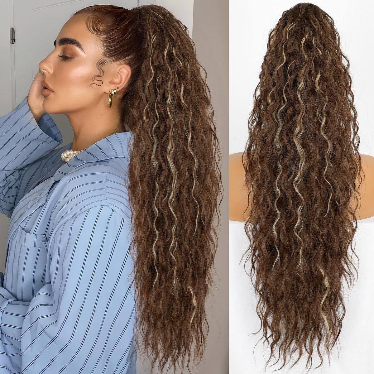 Clip-In Ponytail Extension Instant Volume & Length