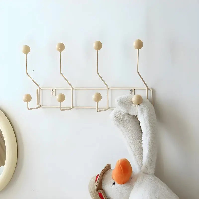 Coat Rack Wall-Mounted Cast Iron Mounting Kit Included