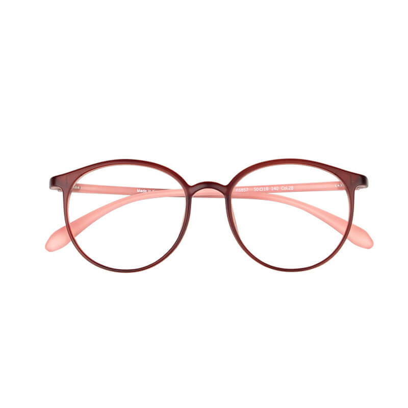 Computer Glasses Round Frame Blue Light Filter Lightweight
