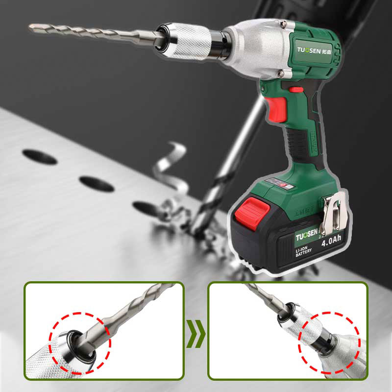 Drill Adapter Carbon Steel One-Hand Quick-Change