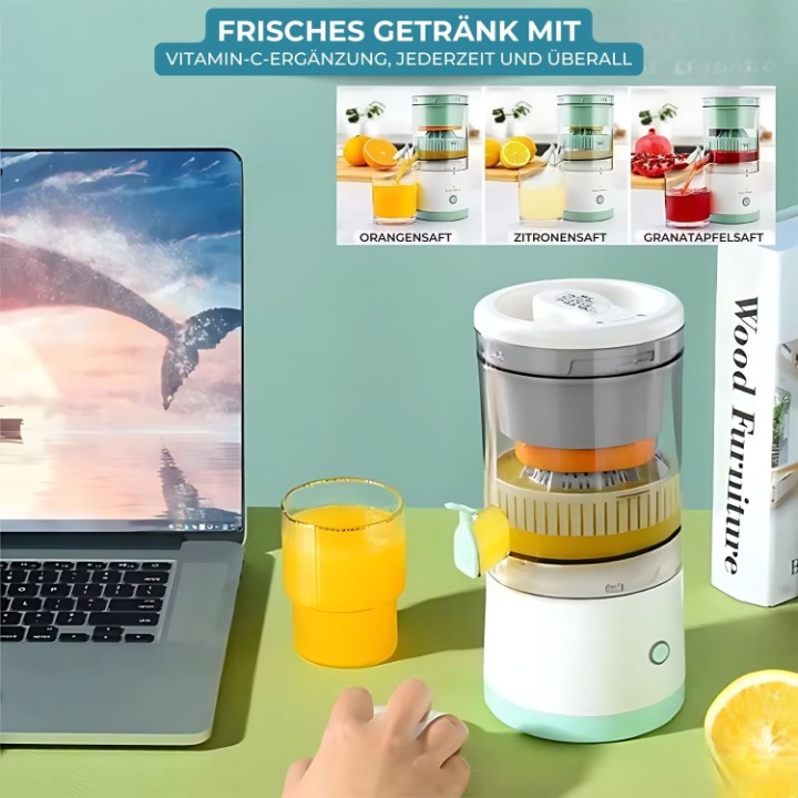 Electric Citrus Juicer Cordless Stainless Steel Blades