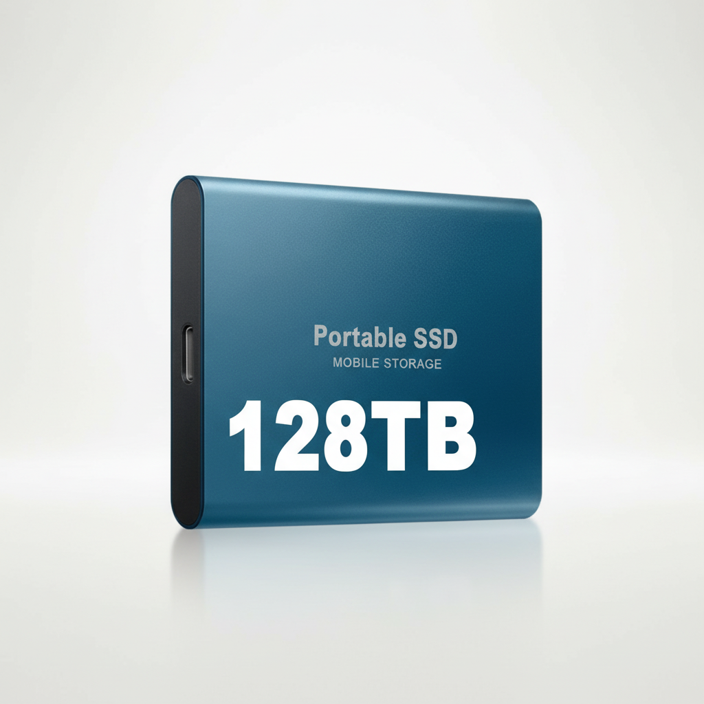 External SSD 128GB USB-C 520 MB/s
