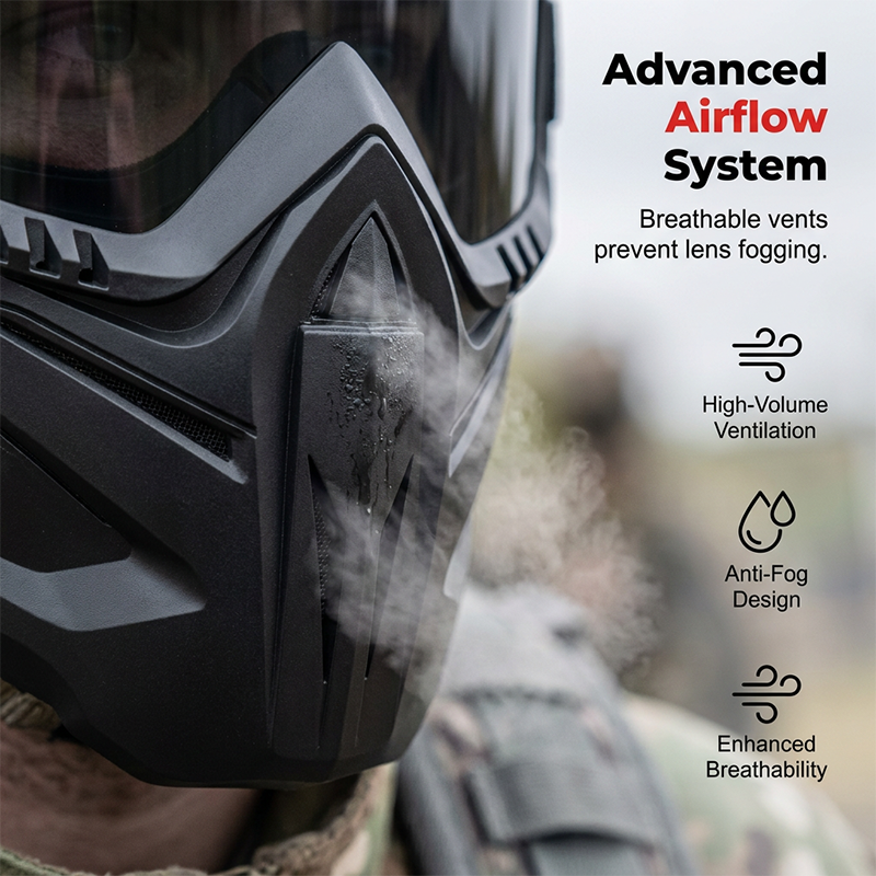 Face Shield Polycarbonate Ventilated Detachable Goggles