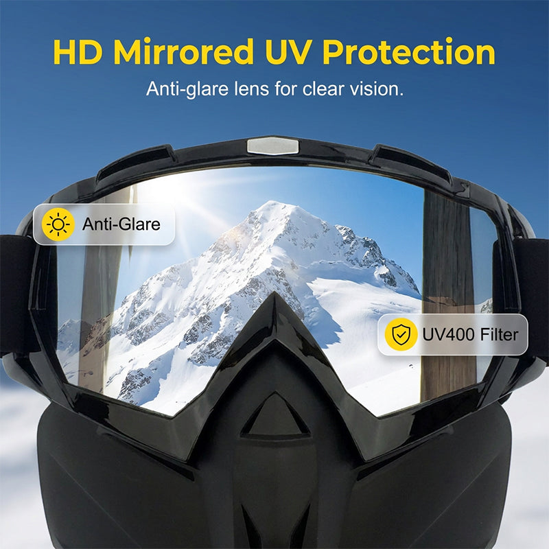 Face Shield Polycarbonate Ventilated Detachable Goggles