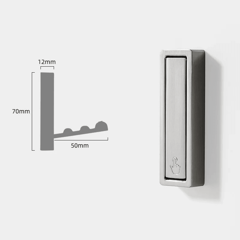 Foldable Wall Hook Space-Saving Solid Metal