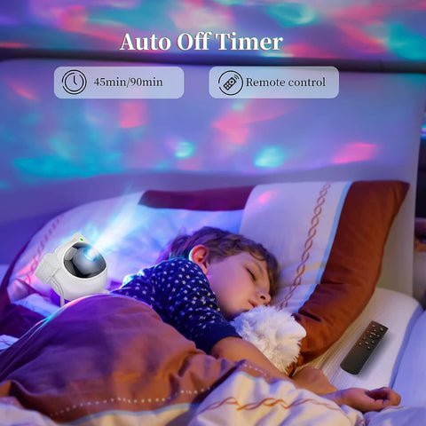 Galaxy Projector Astronaut Design 360° Rotation