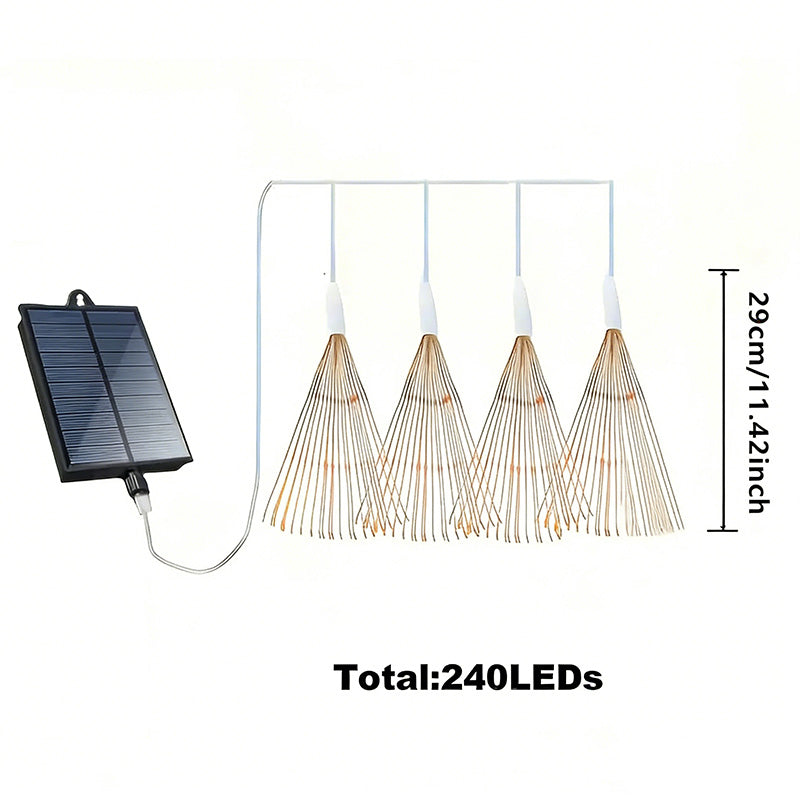 Garden Lights Solar Firework LED Weatherproof