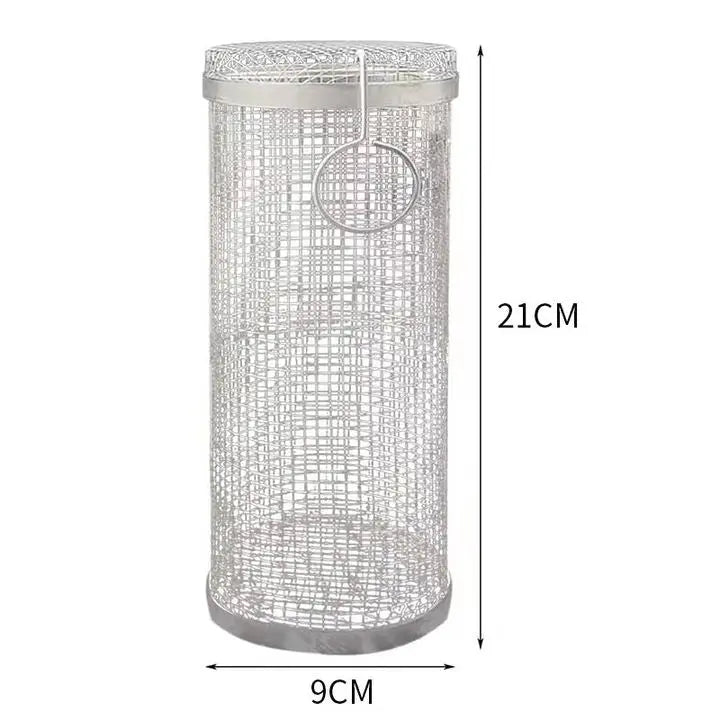 Grill Basket Rollable 304 Stainless Steel Dishwasher Safe