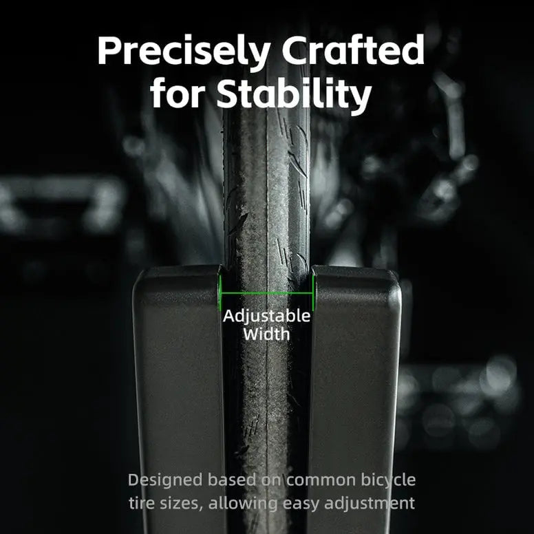 Indoor Bike Stand Adjustable Width No-Lift Parking Non-Slip Feet