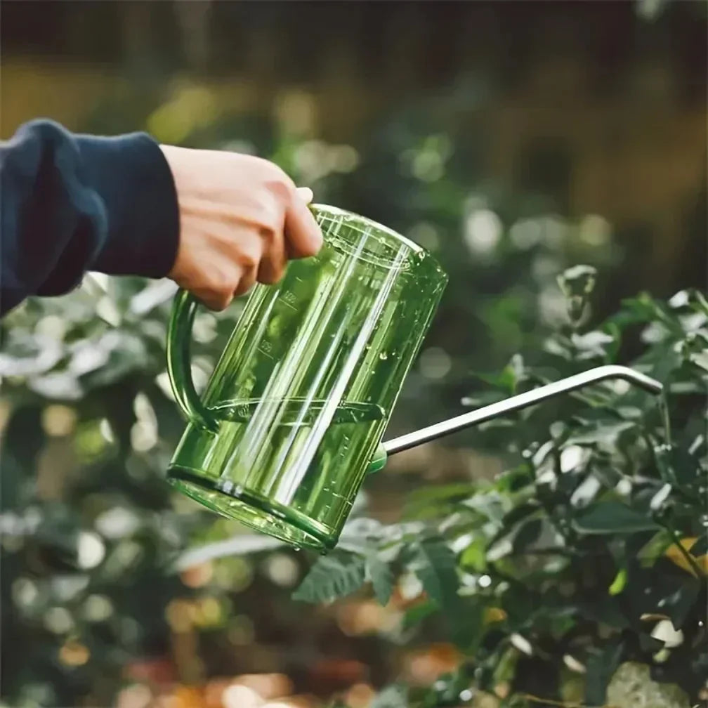 Indoor Watering Can Long Metal Spout Measurement Marks
