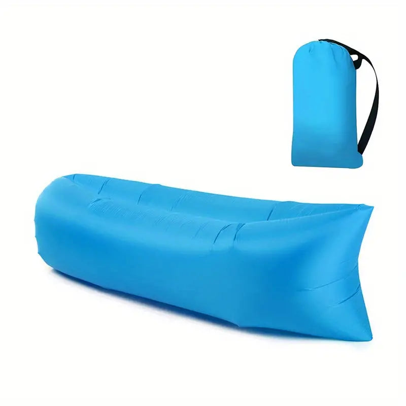 Inflatable Air Lounger No-Pump Ultralight Tear-Resistant Polyester