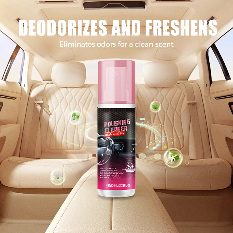 Interior Cleaner Leather Vinyl Plastic Odor Eliminator