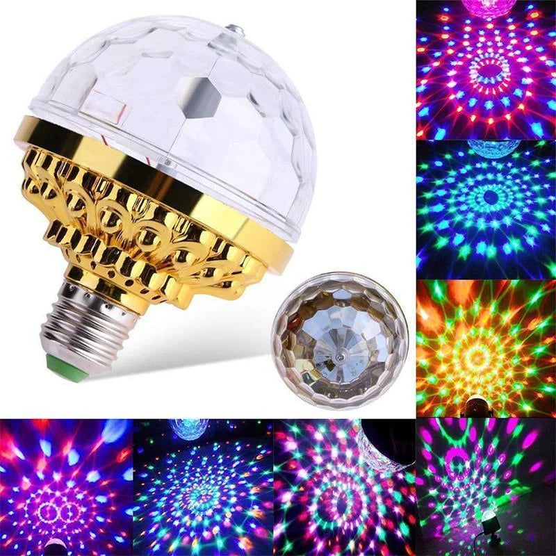 LED Disco Lamp RGB Effects & Automatic Rotation