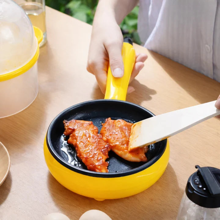 Mini Frying Pan Electric Non-Stick & Automatic Shut-Off