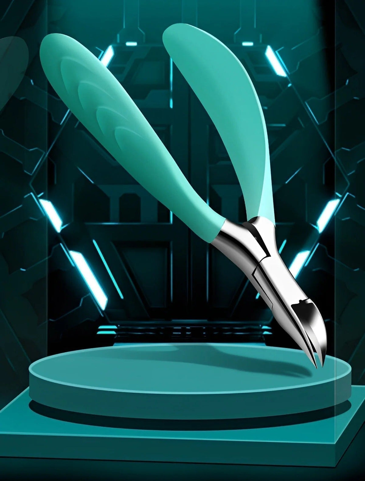 Nail Scissors Surgical Stainless Steel Curved Blades Splash Guard